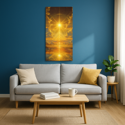 Solar Ascend – The Power of Focus Canvas Art