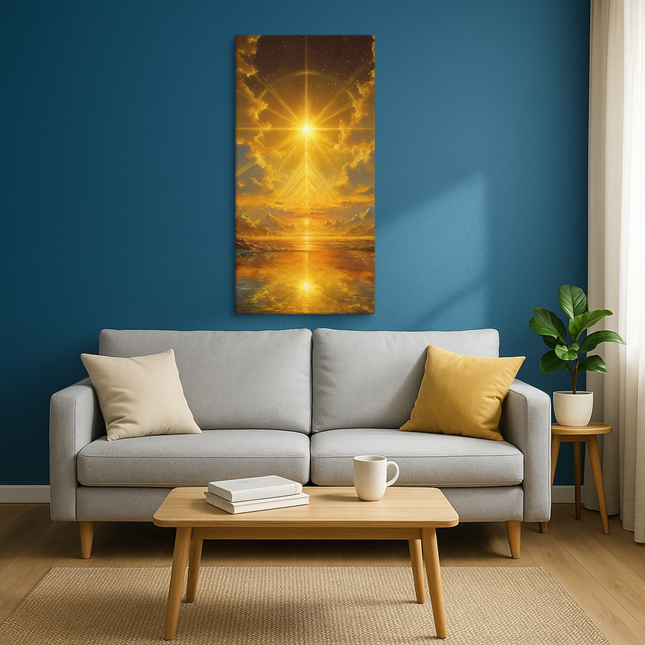 Solar Ascend – The Power of Focus Canvas Art
