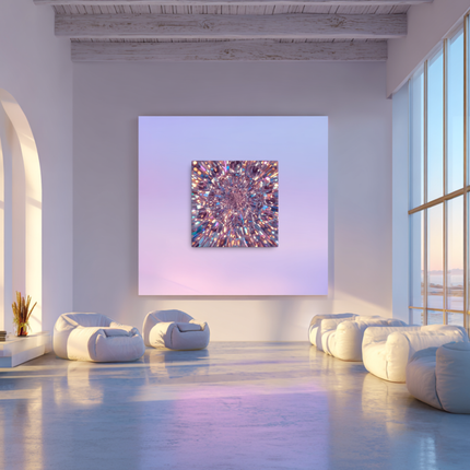 “Crystal Bloom” – Thin Canvas Art Print