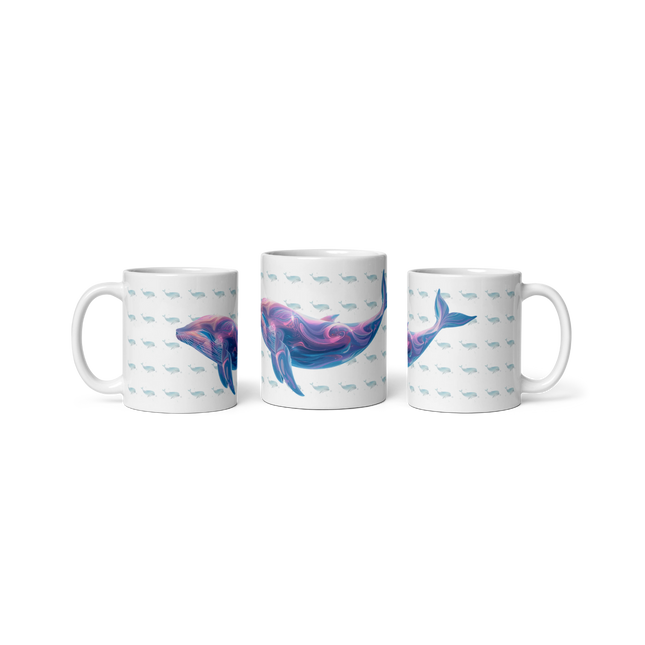 Dreamy Cosmic Whale Mug – Ocean-Inspired Ceramic Cup