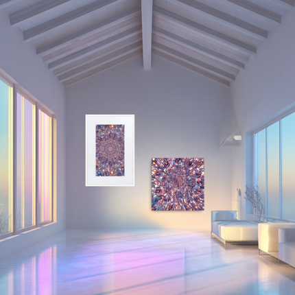 “Crystal Bloom” – Thin Canvas Art Print