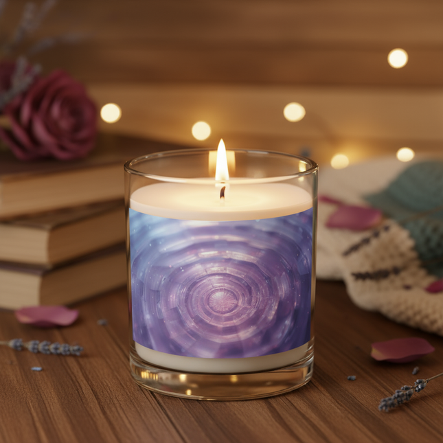 Crystal Geometry Glow Candle