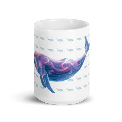 Dreamy Cosmic Whale Mug – Ocean-Inspired Ceramic Cup
