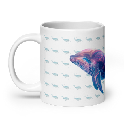 Dreamy Cosmic Whale Mug – Ocean-Inspired Ceramic Cup